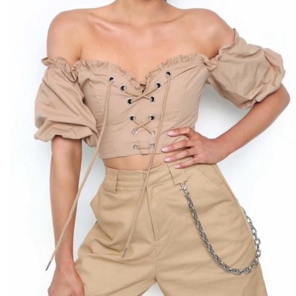 I.am.gia lace up top